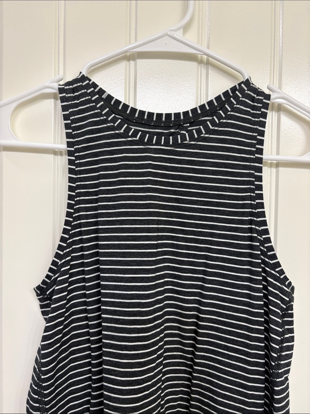 lululemon athletica Black and White Striped Tank Top - Picture 2 of 9